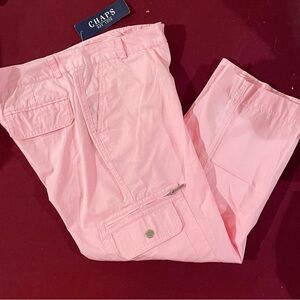 Capri Pants Chaps 4 Pink 6 Pockets NWT
